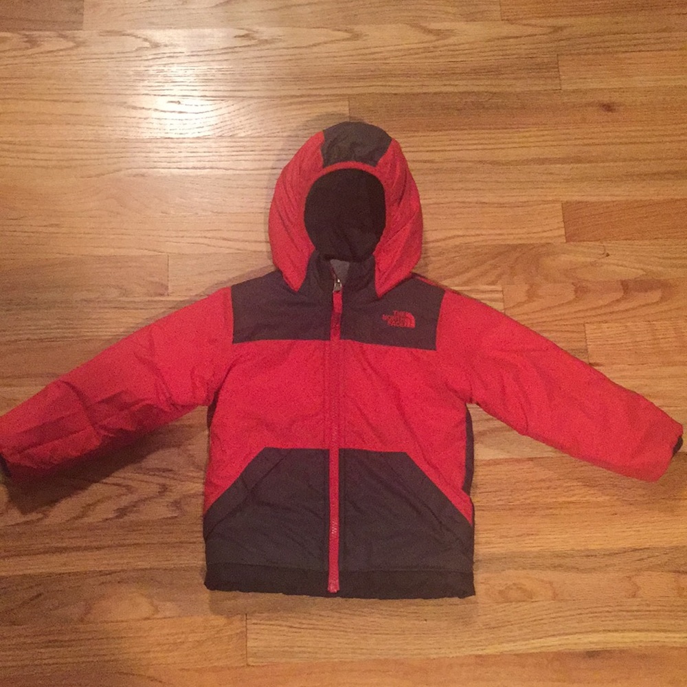 North face puffy reversible jacket